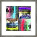 Colorful Distortions Framed Print