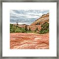 Colorful Layers At Zion Framed Print