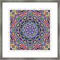Colorful Mandala Abstract Framed Print