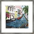 Colorful Old San Juan Framed Print