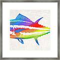 Colorful Tuna Framed Print