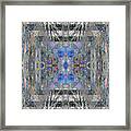 Colorized Aspen Kaleidoscope Framed Print