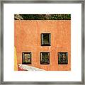 Colors Of Liguria Houses 1 - Alassio Framed Print