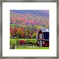 Colors Of New England Framed Print