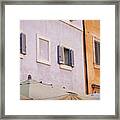 Colors Of Piazza Della Rotonda Framed Print