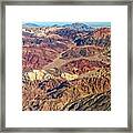 Colors Of The California Desert Framed Print