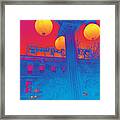 Colors Of Ybor City Framed Print