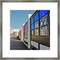 Coloured Panes Framed Print