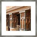 Columns At Frank Lloyd Wright Studio Framed Print