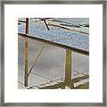 Composition Of  Reflected Liness Framed Print