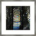 Concentric Glass Prisms - Water Color Framed Print
