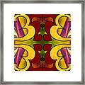 Conscious Cooperations Abstract Art By Omashte Framed Print