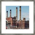 Consolidated Edison Plant In Manhattan Framed Print