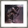 Contemplation, Textured Framed Print