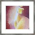 Content Glow Framed Print