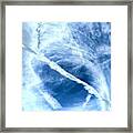 Contrail Concentricities Framed Print