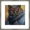 Cool Cat Framed Print