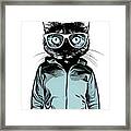 Cool Cat Framed Print