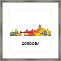 Cordoba Argentina Skyline Framed Print