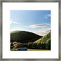 Corfe Castle Morning Panoramic Framed Print