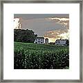 Corn After The Storm Framed Print