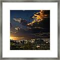 Cortona Sunset2 Framed Print