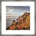 Costa Brava Coastline In Spain At Sunrise Framed Print