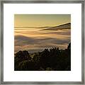 Cotton Sunrise Framed Print