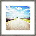 Country  Road Of Provence Framed Print