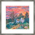 Country Sunset Framed Print