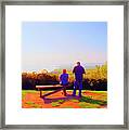 Couple Views Framed Print