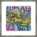 Courage Comrs From Within Framed Print