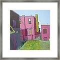 Courtyard View Framed Print