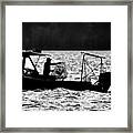 Crabbing On The Pamlico Framed Print