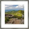 Craggy Pinnacle Overlook Framed Print