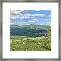 Cranmore Mountain Resort From Cathedral Ledge Framed Print