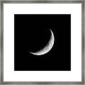 Crescent Moon Framed Print