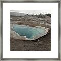 Crested Pool, Upper Geyser Basin, Yellowstone Framed Print