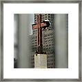 Cross At Ground Zero Framed Print