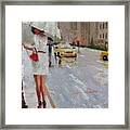 Cross Walk Framed Print