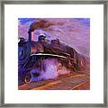 Crossing Rails Framed Print