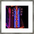 Crossroads Music City Nashville Framed Print