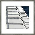 Cruise Ship's Balconies Framed Print