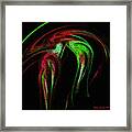 Crumpled Paper Abstract Framed Print