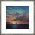 Cruz Bay Sunset By Alan Zawacki Framed Print