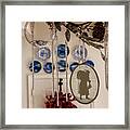 Crystal And Glass Framed Print