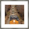 Csx Military Train Framed Print