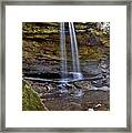 Cucumber Falls In Ohiopyle State Park - Pennsylvania Framed Print