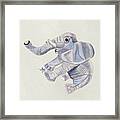 Cuddly Elephant Iii Framed Print
