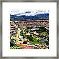 Cuenca And Turi Ecuador Framed Print